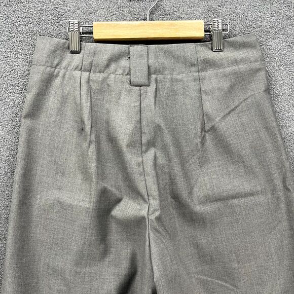 Commense Oversized Trousers Medium Gray High Waist Pleated Front Wide Leg - Picture 16 of 16